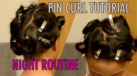 Pin Curl Tutorial Maintainingyoursilkblowout Day 1 Youtube
