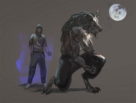Werewolf Male Werewolf Anime Wolf Fantasy Creatures