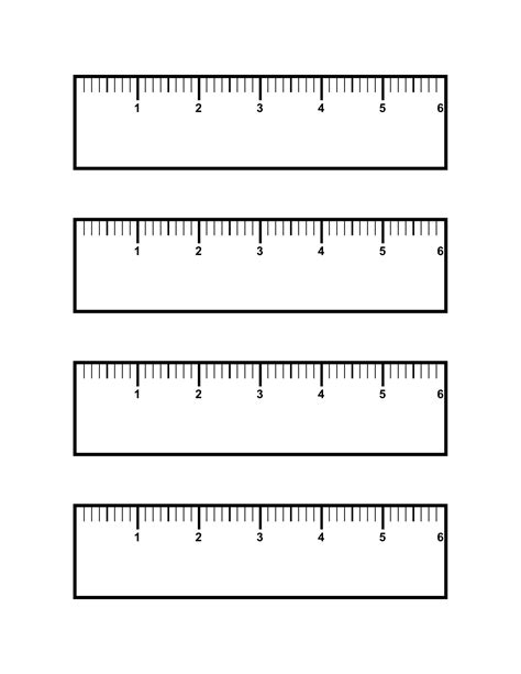 Printable Measurement Ruler Printable Blank World