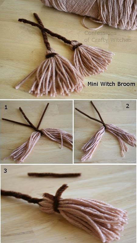 Witch Brooms Halloween Crafts Halloween Crafts Decorations Fall