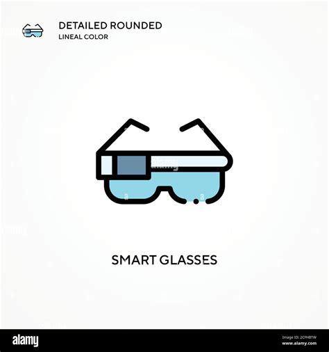 Smart Glasses Vector Icon Modern Vector Illustration Concepts Easy To