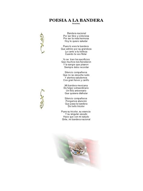 Poesia A La Bandera Letra Pdf