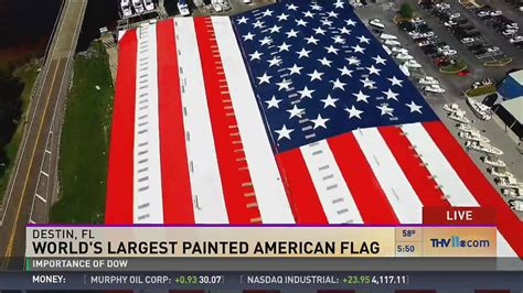 11onthegulf The Worlds Largest Painted American Flag