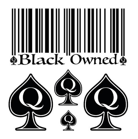 5 sheet black owned and qos temporary tattoo pack on galleon philippines