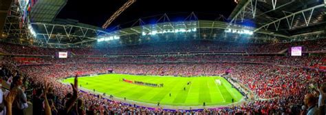 Wembley stadium will still be packed out with 45,000 fans for four euros games despite the delay to 'freedom day.' the national ground will be at 50 per cent capacity for one of the 'last 16. Britain's Biggest Football Stadiums