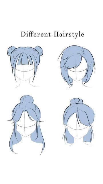 Hairstyle How To Draw Hair Hair References Drawing Book Art Drawings