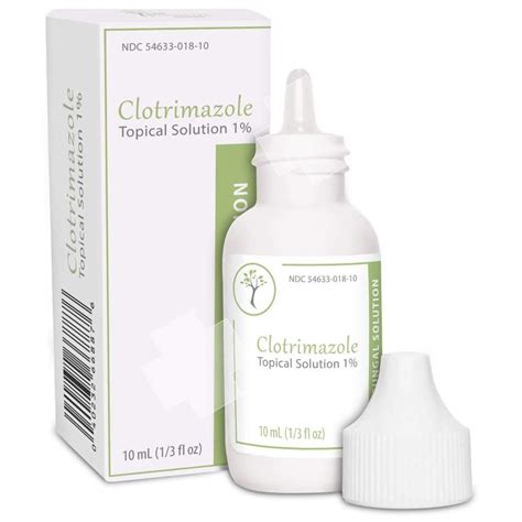 Clotrimazole Antifungal Topical Solution 1 10ml 13 Oz Nail Athletes