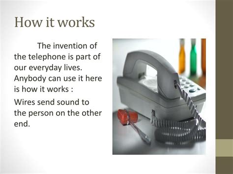 Ppt The Invention Of The Telephone Powerpoint Presentation Free
