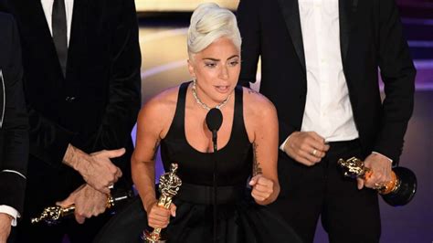 Lady Gaga Accepts The Award For Best Original Song For Shallow From