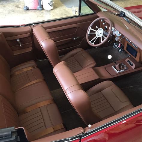 1967 Chevy Pro Touring Camaro Full Leather Custom Interior Custom Car