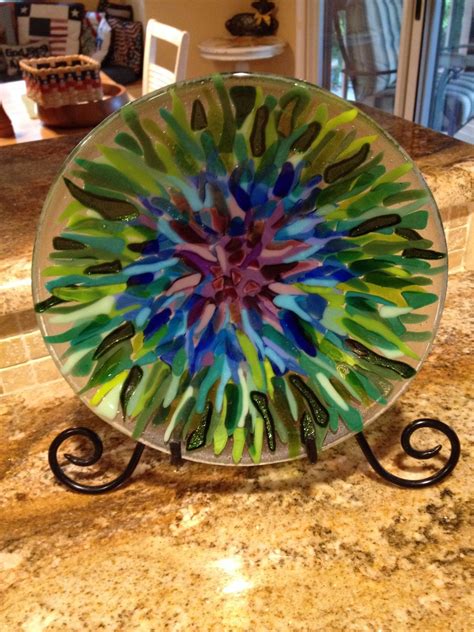 Glass Fusing Projects Fused Glass Bowl Glass Fusion Ideas