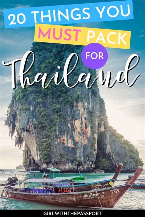 Front Page Girl With The Passport Thailand Travel Thailand Packing