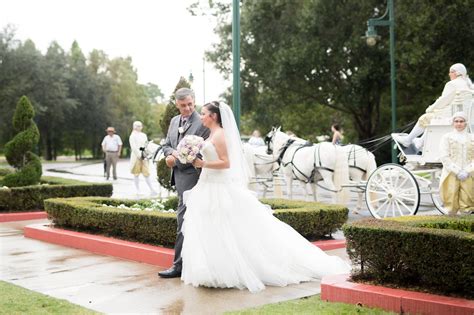 The Bride Arrives At A Disney Wedding At Boardwalk Inns Sea Breeze