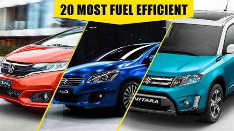 The epa recently revealed a list of the most efficient cars sold in america for 2018, chosen by class. Top 20 Most Fuel Efficient Cars in India | Fuel Efficient ...