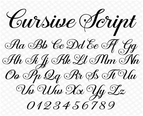Cursive Font Cursive Script Font Wedding Font Invate Font Calligraphy