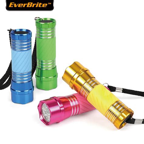 Everbrite Mini Led Flashlight 4 Pack Aluminum Flashlight Wo Battery