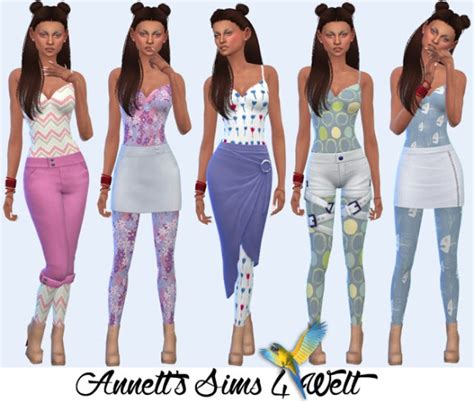 Accessories Jumpsuits At Annetts Sims 4 Welt Sims 4 Updates