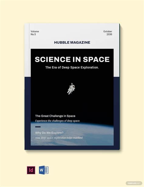 Free Science Latex Magazine Template Download In Word Apple Pages