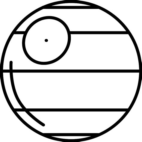 Death Star Vector SVG Icon - SVG Repo