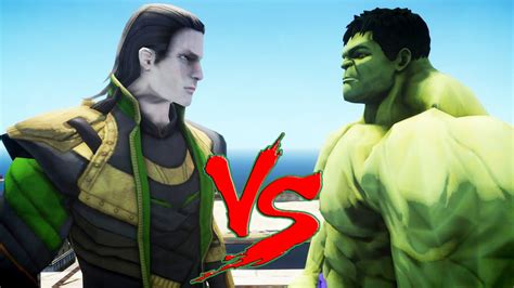 Hulk Vs Loki Epic Battle Youtube