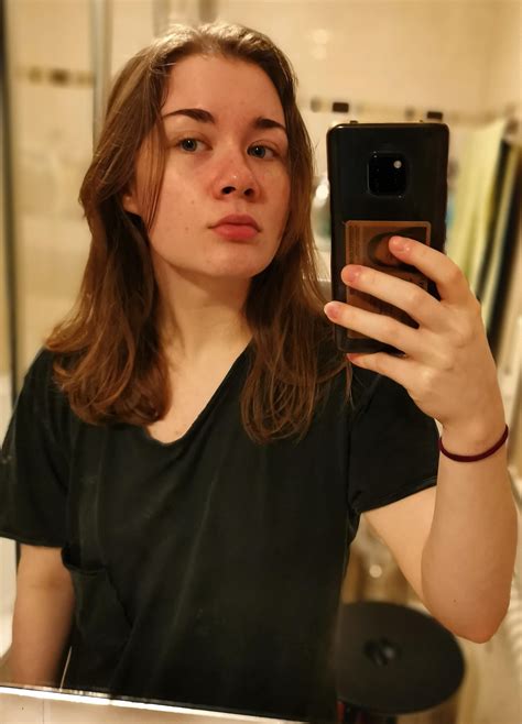 F18 Took A Back Camera Mirror Selfie For Once And I Look So Different Compared To The Regular