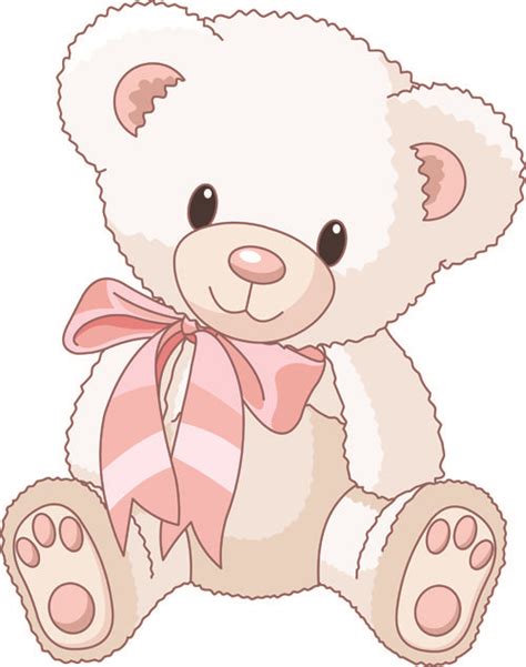 Two Cute Teddy Bear Cartoon