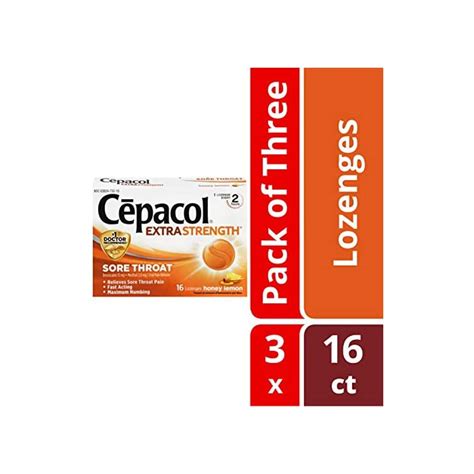 Buy Cepacol Extra Strength Sore Throat Relief Lozenges Honey Lemon
