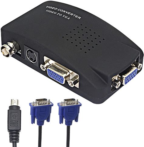 Bnc Video And S Video To Vga Converter — Securerite