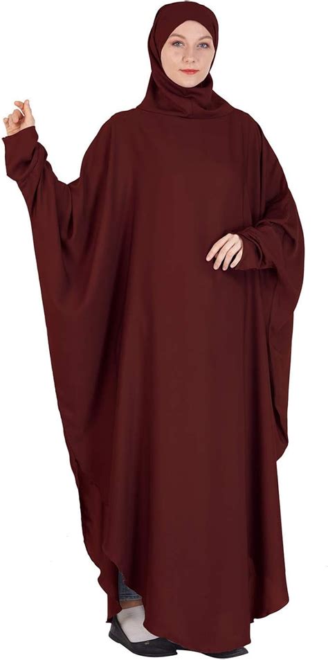 womens prayer dress muslim abaya long dresses solid islamic maxi abaya kaftan with hijab red