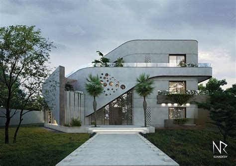 Libya House On Behance Commercial Design Exterior House Modern