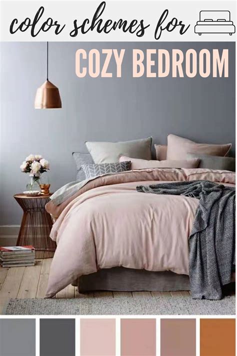 Color Schemes For Cozy Bedroom In 2021 Cozy Bedroom Colors Cozy