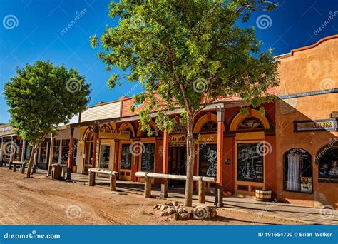 Allen Street Tombstone Arizona Editorial Image Image Of Historic