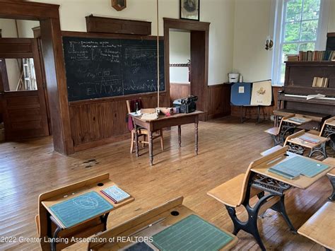 Under 75k Thursday Circa 1907 Michigan Old One Room Schoolhouse For