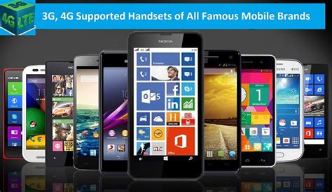 A Complete List Of 3g 4g Supported Handsets Of All Brands Pktelcos