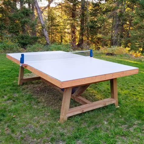 Diy Concrete Ping Pong Table Concrete Ping Pong Tables Outdoor Ping