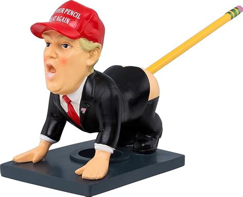 Donald Trump Pencil Sharpener And Pen Holder Funny Political Gag T