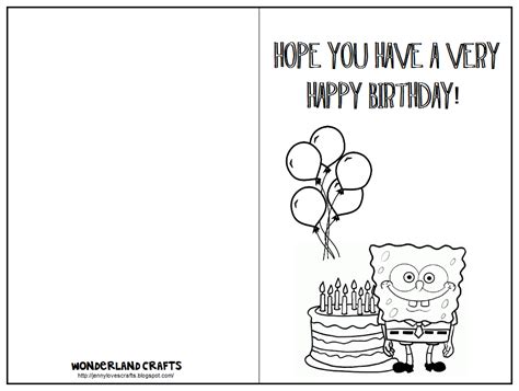 Put your money back in your wallet and head on over to our birthday card templates, where you can browse our virtual aisles from the comfort of your home. Wonderland Crafts: Despicable Me