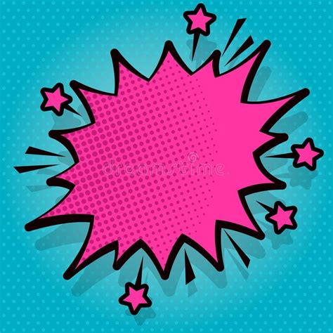 Pink Spiky Explosion Background Stock Illustrations 20 Pink Spiky