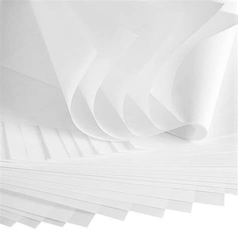 White Unbuffered Preservation Tissue Paper Acid Free 120 Sheets 20 X