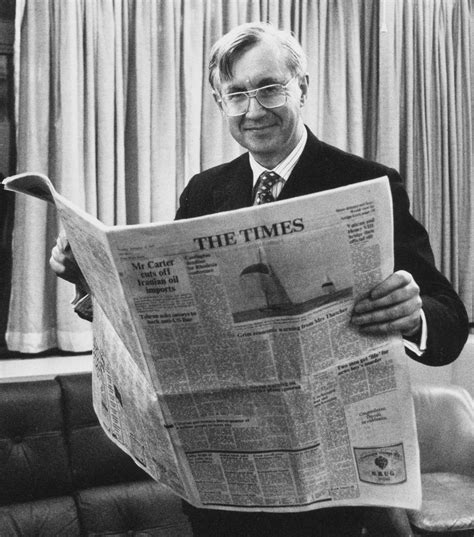 William Rees Mogg Former Editor Of The Times Of London Dies At 84