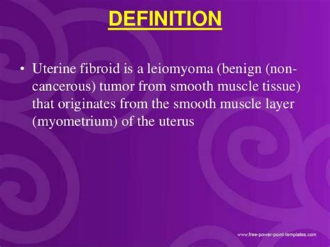 Solution Uterine Fibroid A Benign Tumor Of The Uterus Studypool
