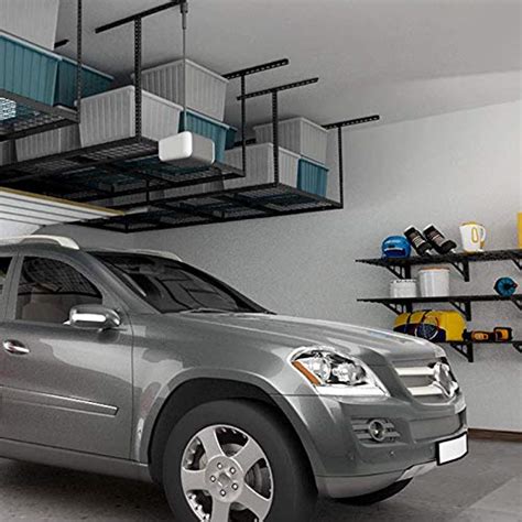 Fleximounts 4x8 Overhead Garage Storage Rack Adjustable Garage Ceiling