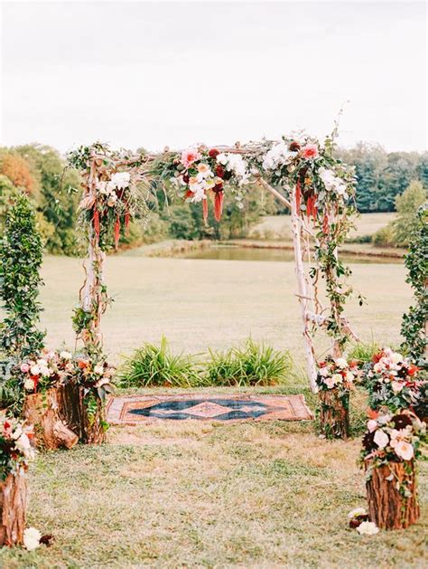 27 Fall Wedding Arches That Will Make You Say ‘i Do