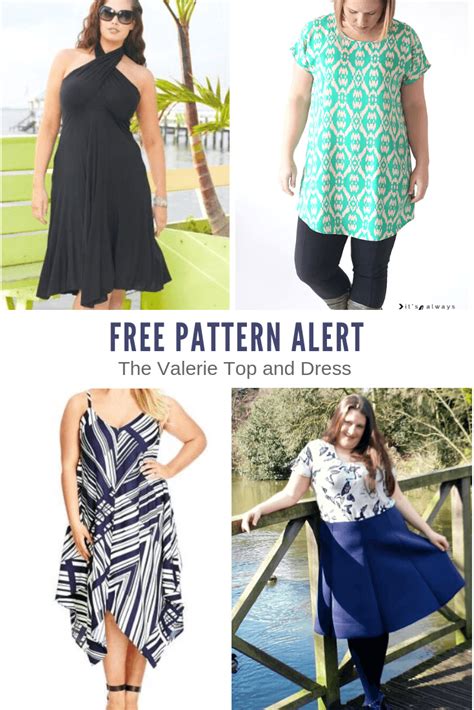 100% free dressmaking and sewing patterns. FREE PATTERN ALERT: 10 Plus Size Women's Patterns | | On ...