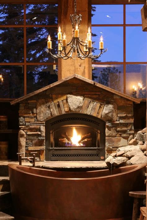 Stone veneer comes in different materials, including faux stone veneer and manufactured stone veneer. 34 Beautiful Stone Fireplaces That Rock - Bring The Rusticity