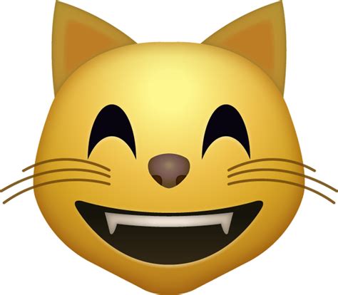 Happy Cat Emoji Download Iphone Emojis In Png Emoji Island