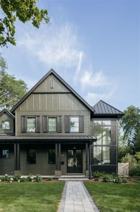 Check spelling or type a new query. Dark Modern Farmhouse Siding Paint Color Ideas Complete ...