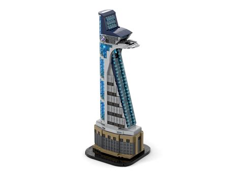 Lego Moc Avengers Tower By Brickgloria Rebrickable Build With Lego