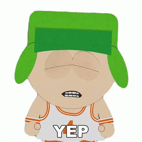 Yep Kyle Broflovski Sticker Yep Kyle Broflovski South Park Discover Share Gifs