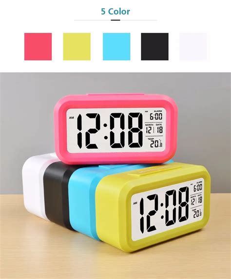 아bs 야간등 일 시간 테이블 달력 시계를 가진 플라스틱 전자 디지털 자명종 Buy 디지털 알람 시계 전자 시계테이블 시계